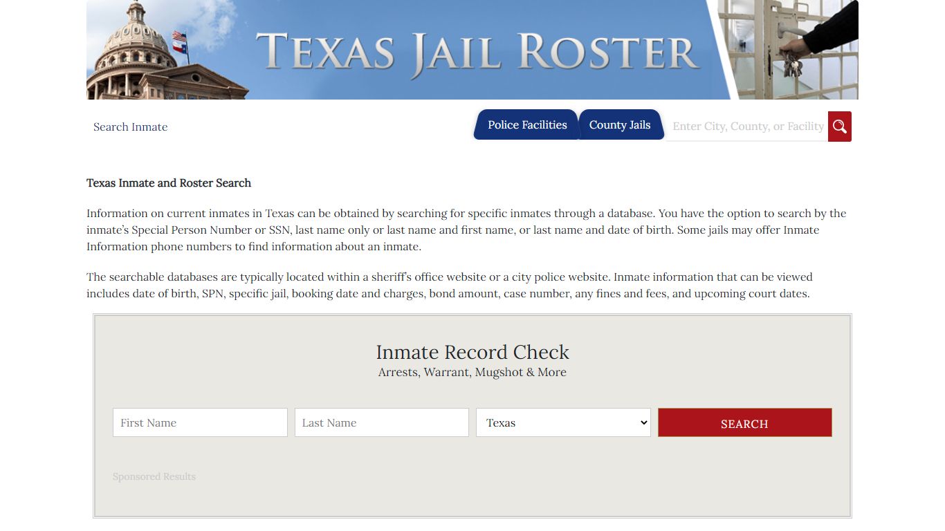 Harris County Jail Inmates | Jail Roster Search